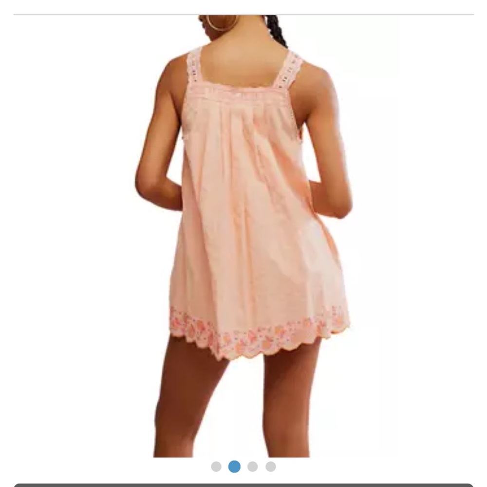 NWT FREE PEOPLE Latecia Embroidered mini dress - Picture 2 of 4